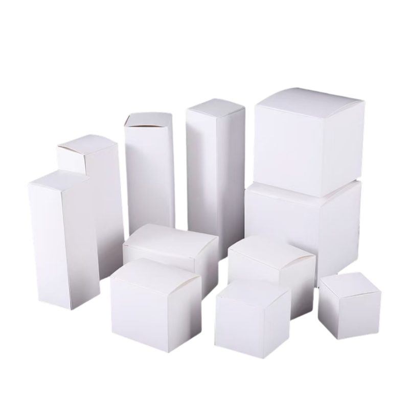 ブランク白カードボード包装ボックス