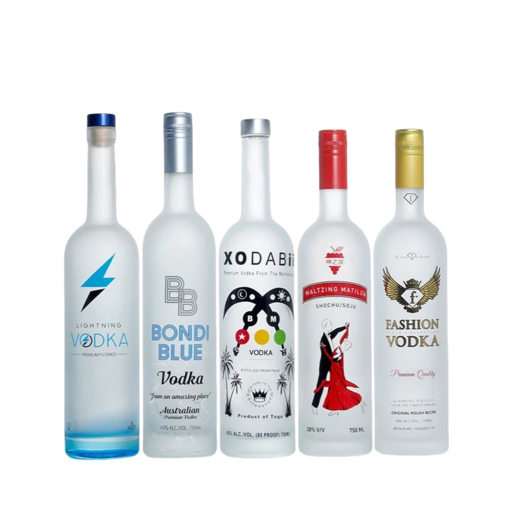 750mlウォッカガラスボトル